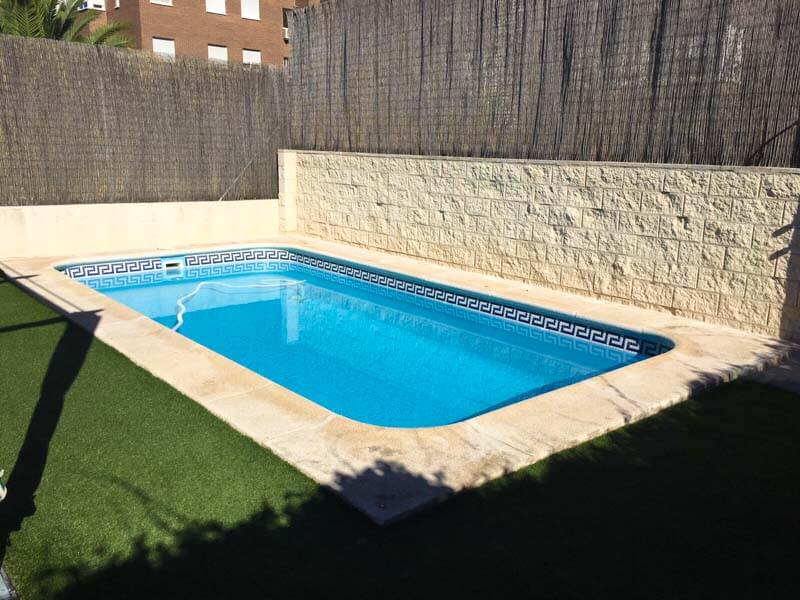 Instalación de cubierta piscina baja Rivas Madrid