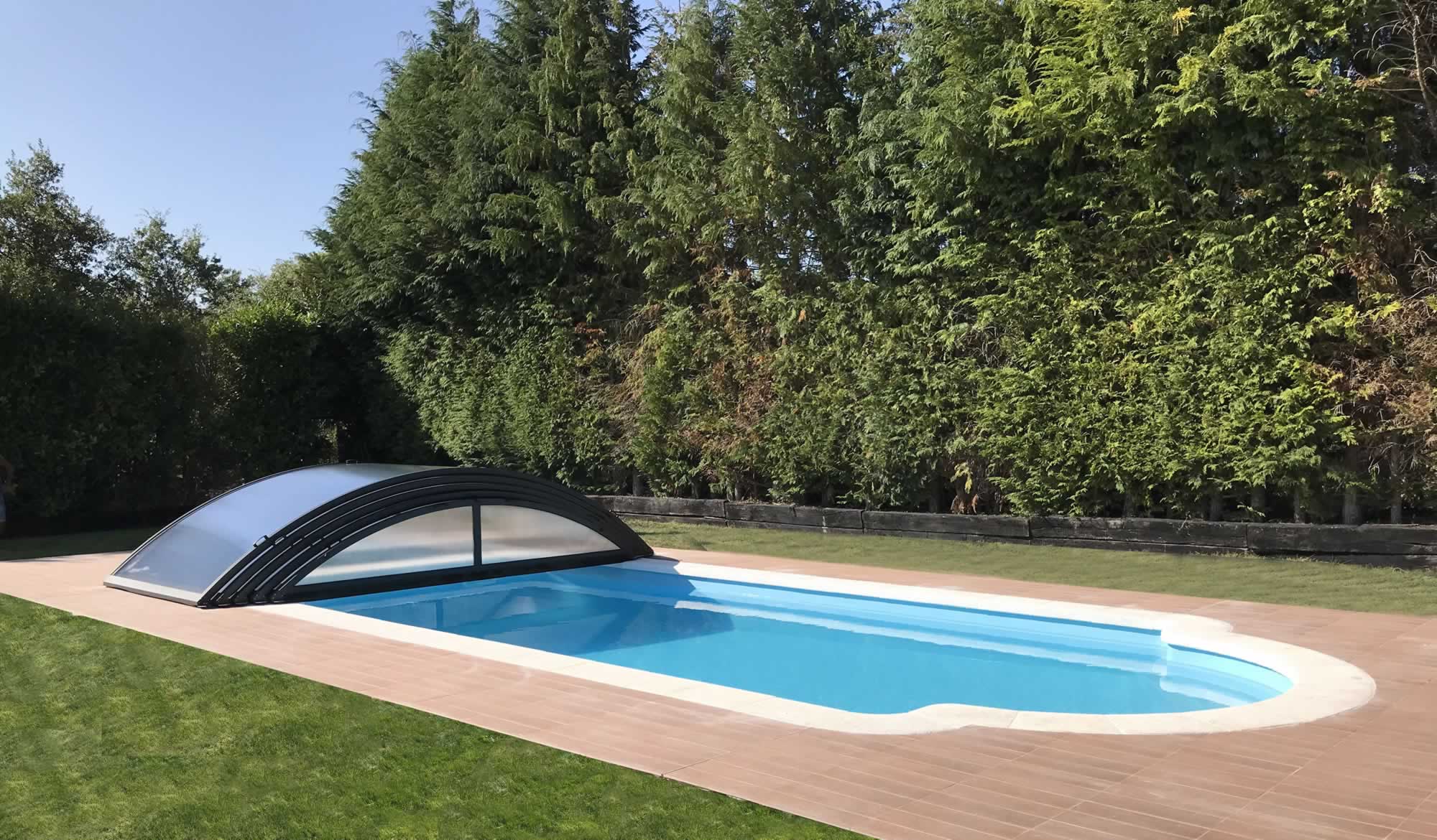 Cubierta Teide: Cubierta para piscina baja y telescópica en Vitoria