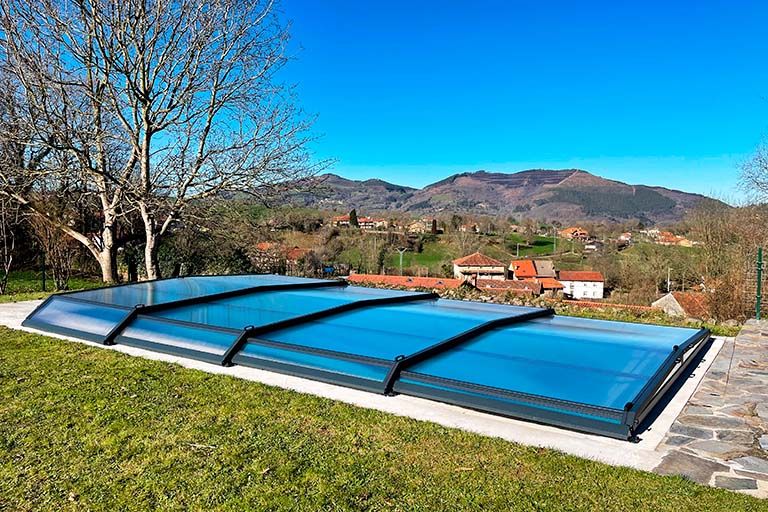 cubiertas planas para piscinas