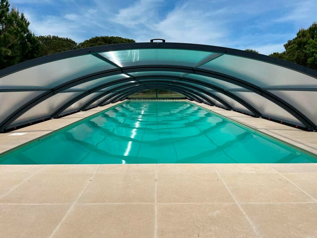 cubiertas telescópica para piscinas Tecnyvan