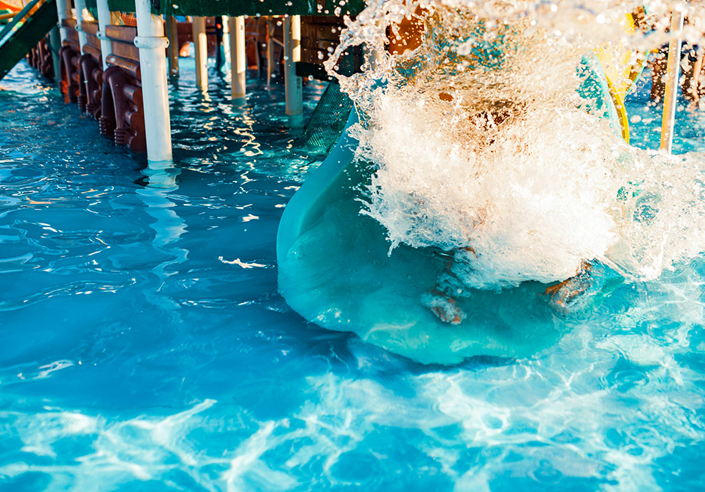 tobogan para la piscina